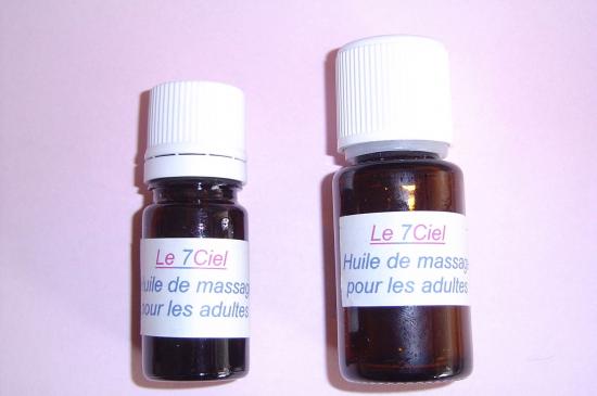 huile de massage Le 7Ciel